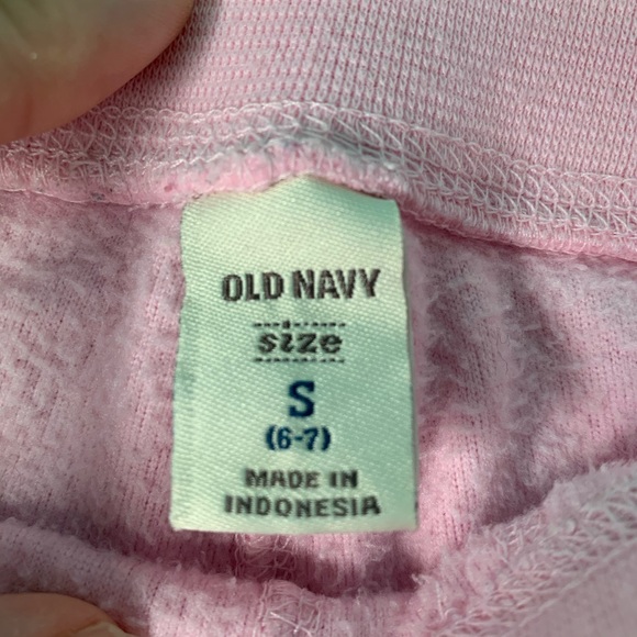 Baby pink fuzzy girls sweat pants - Picture 4 of 5